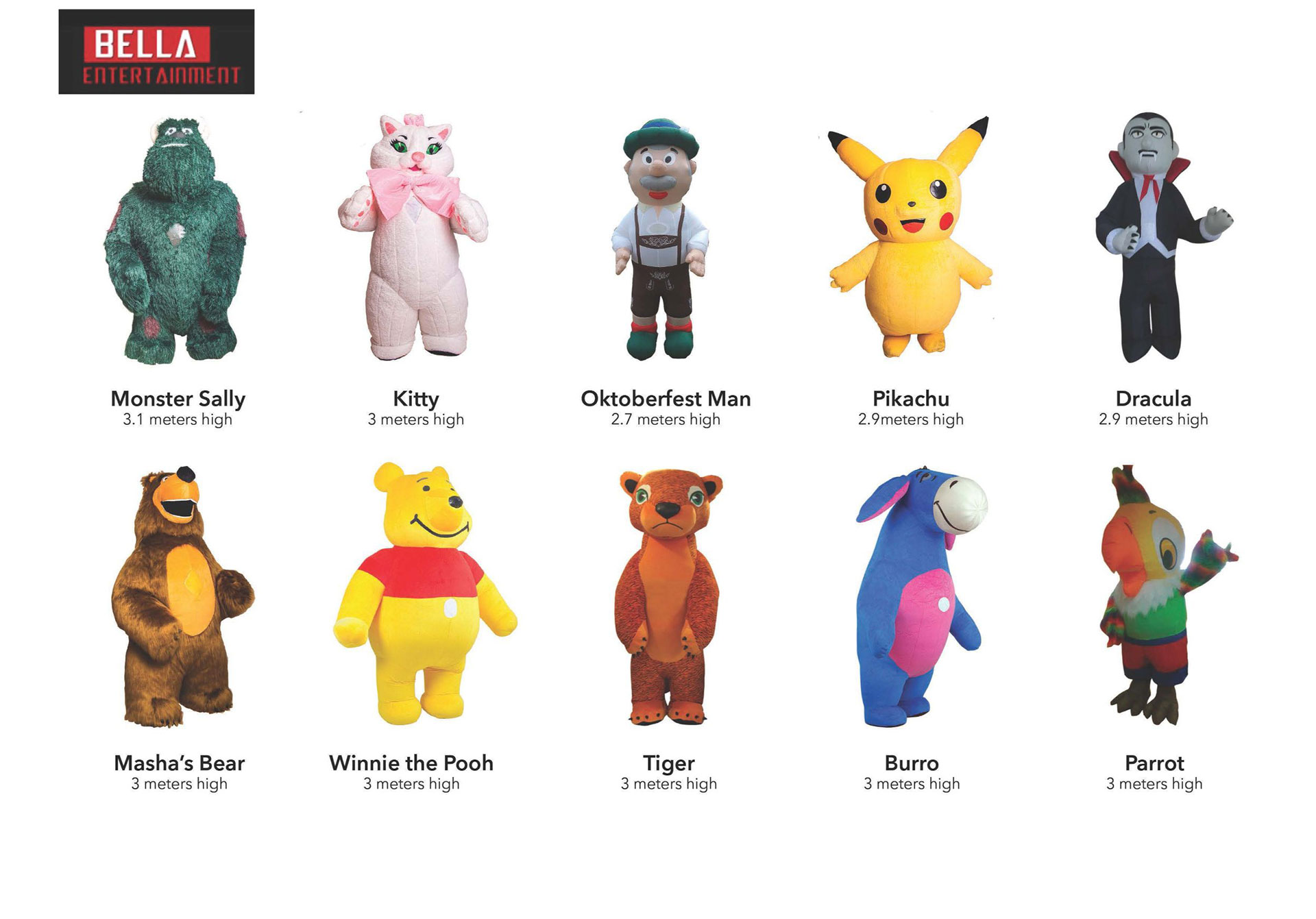 Hire Mascots in London and the UK