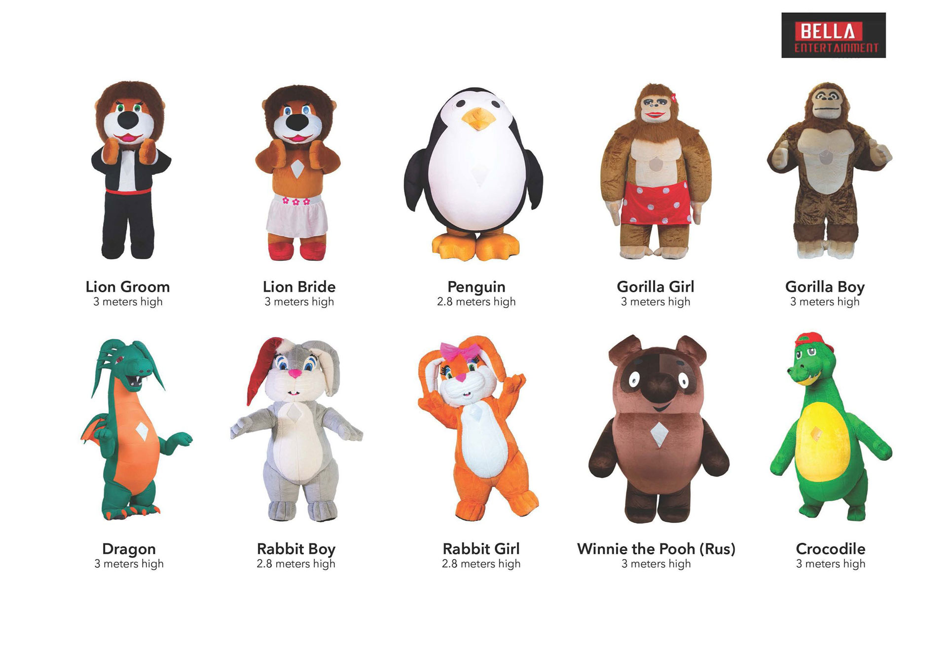 Hire Mascots in London and the UK