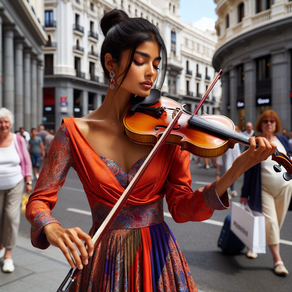 hire violinist in Madrid