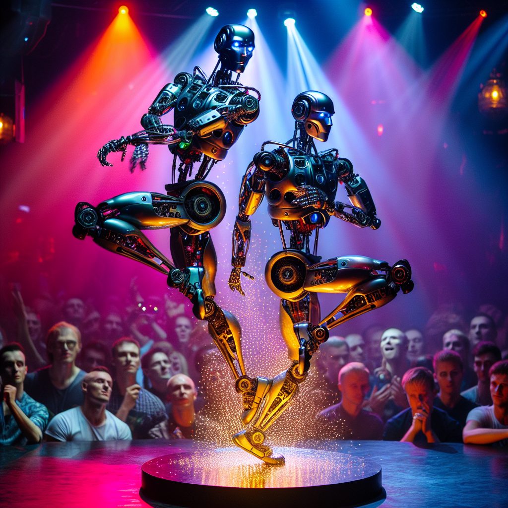 robot dance act