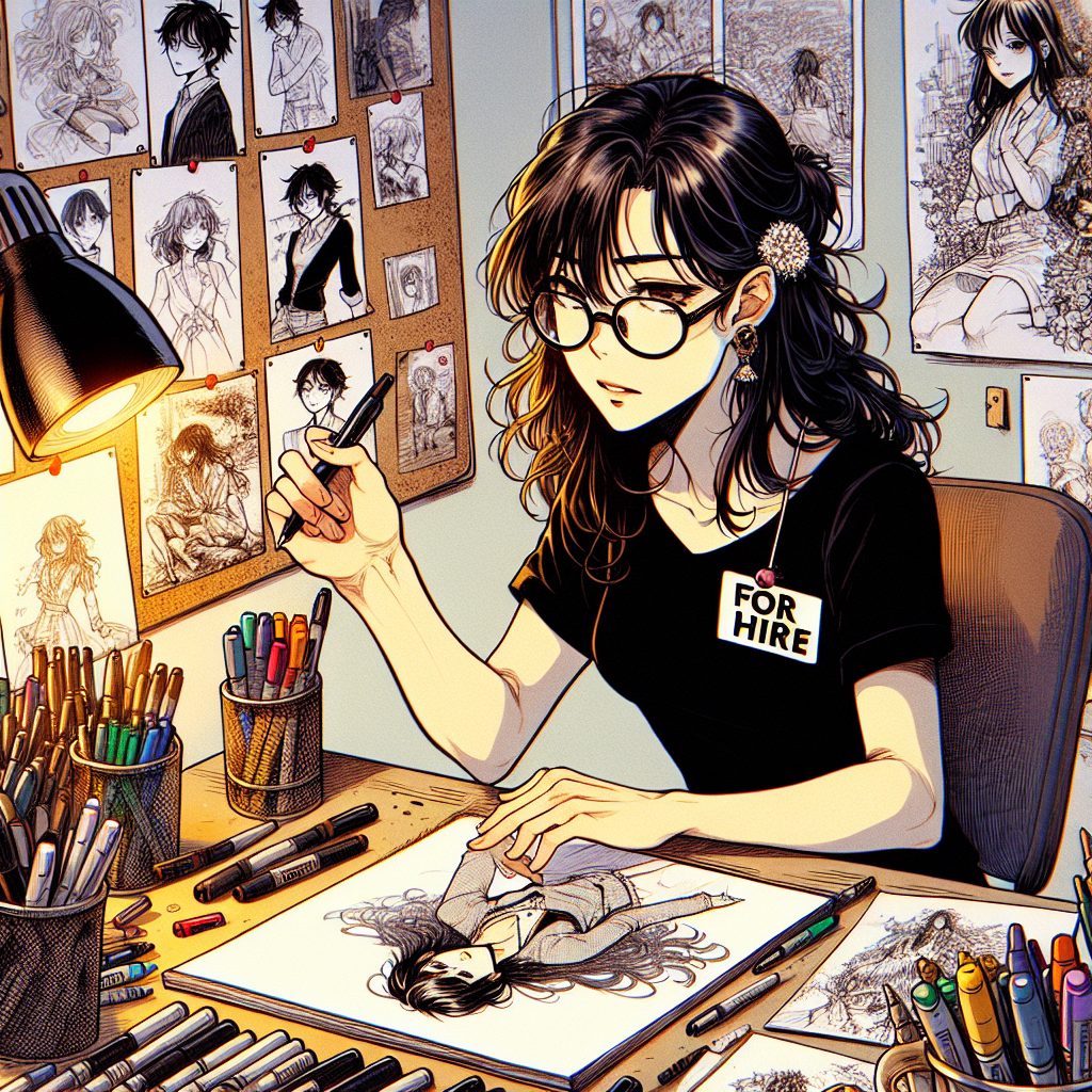 manga artist for hire