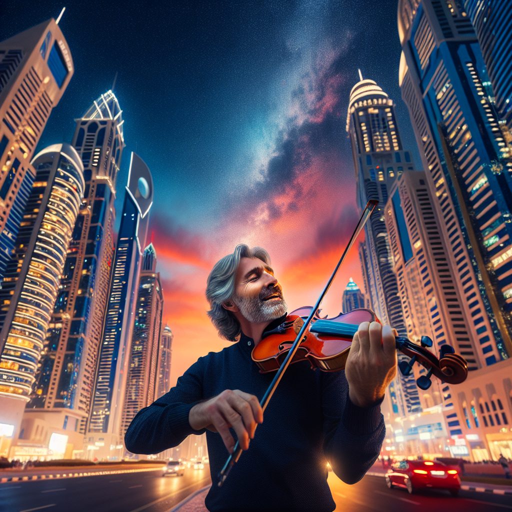 Solo violinist in Dubai