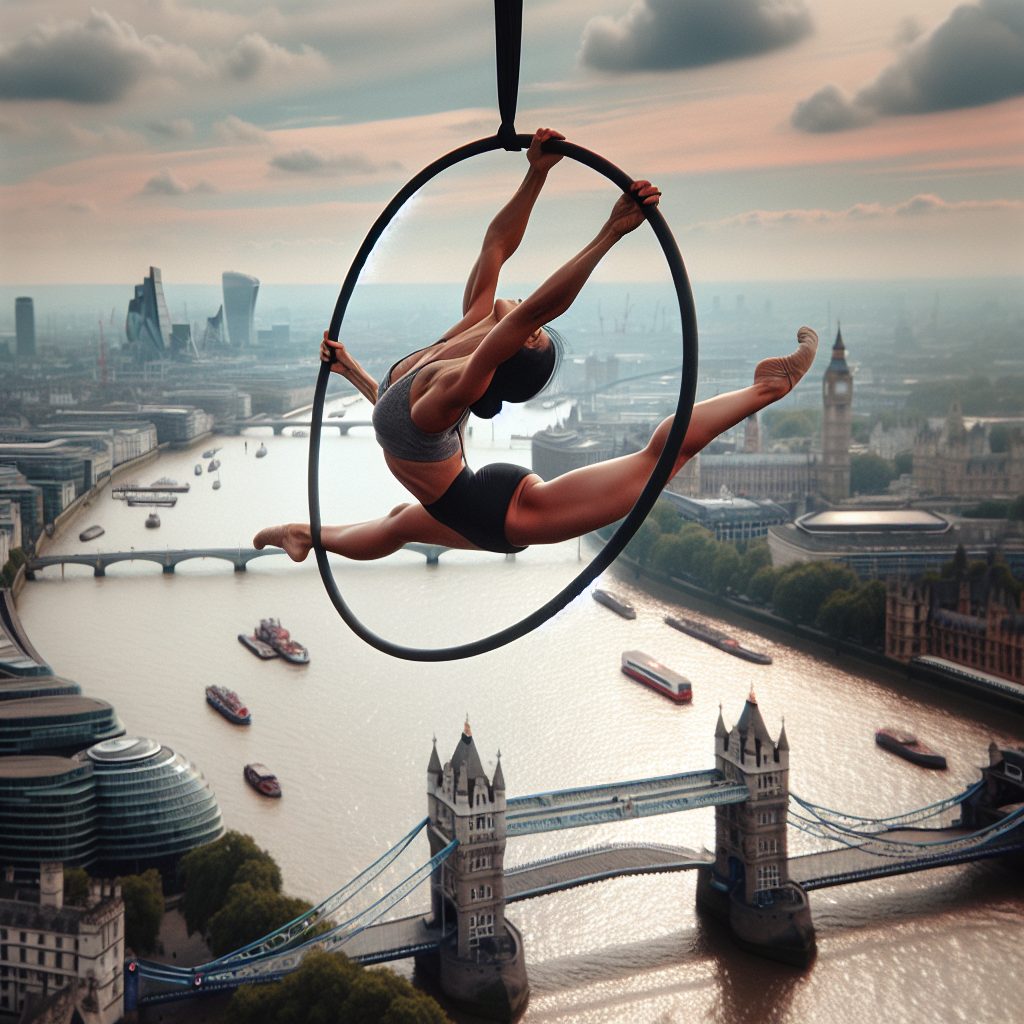 Aerial hoop artist in london