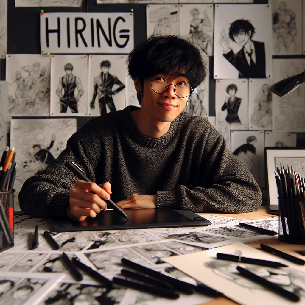 manga artist for hire