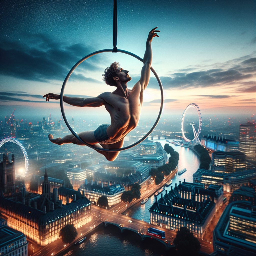 Aerial hoop artist in london
