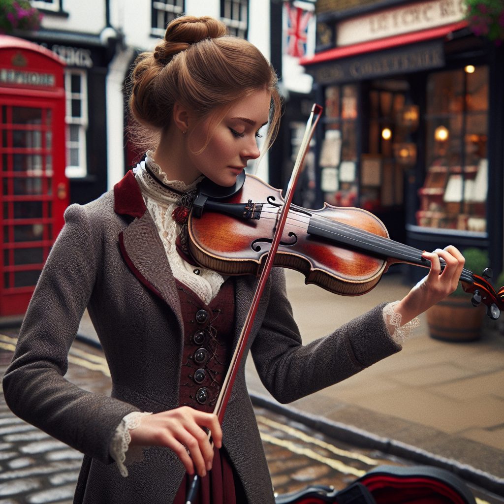 female violinist UK