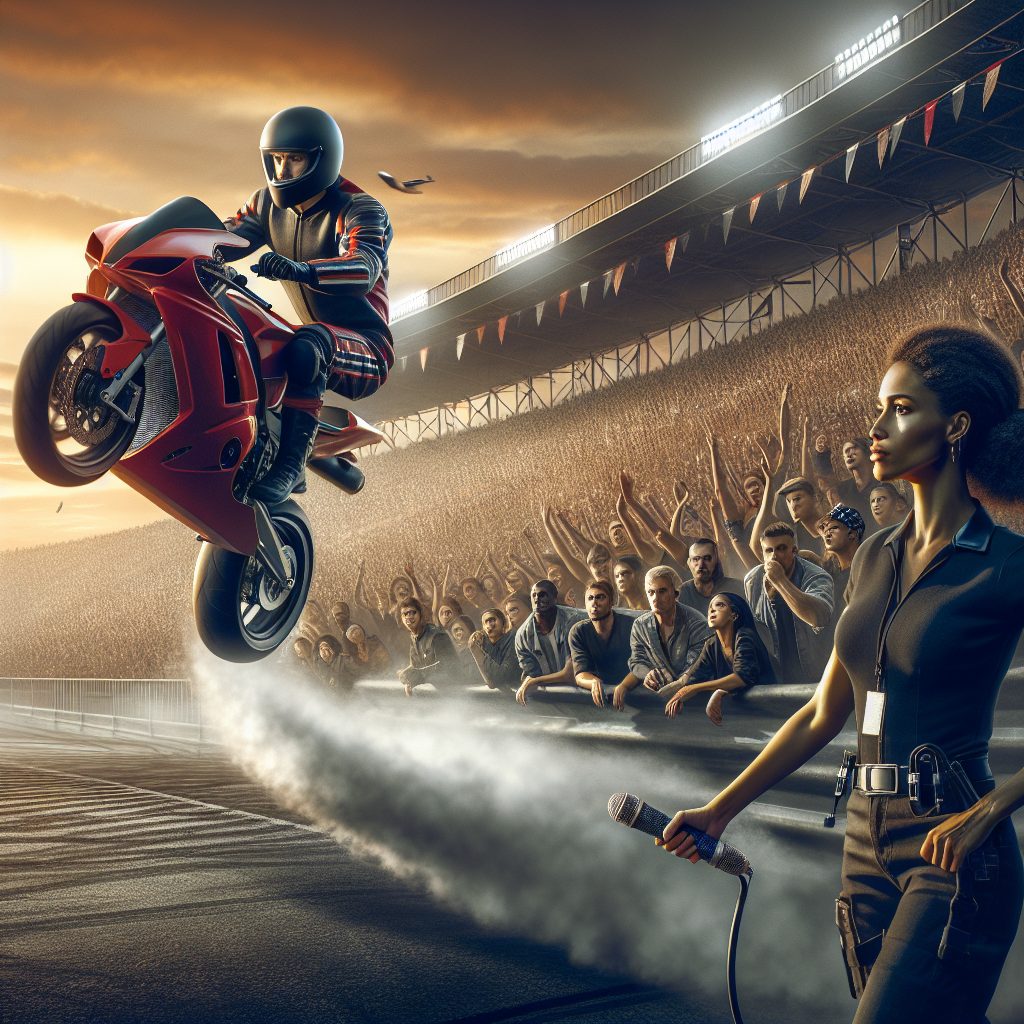 Motorcycle stunt show