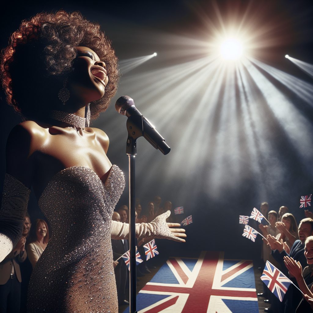 Whitney Houston tribute UK