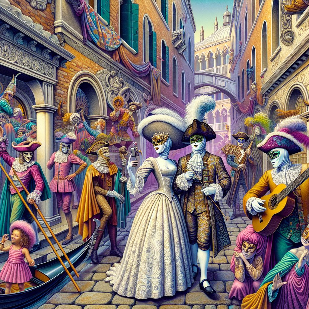 Theme entertainment venetian carnival