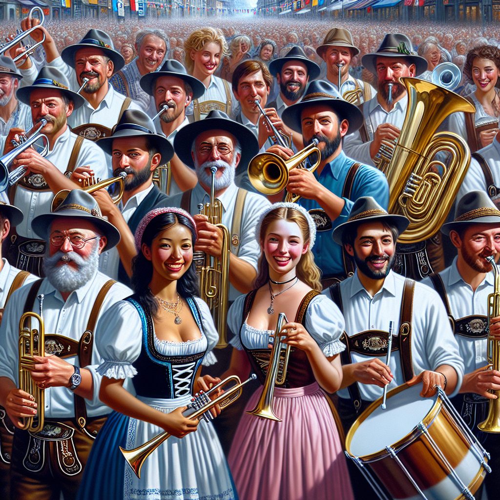 Traditional German brass band hire