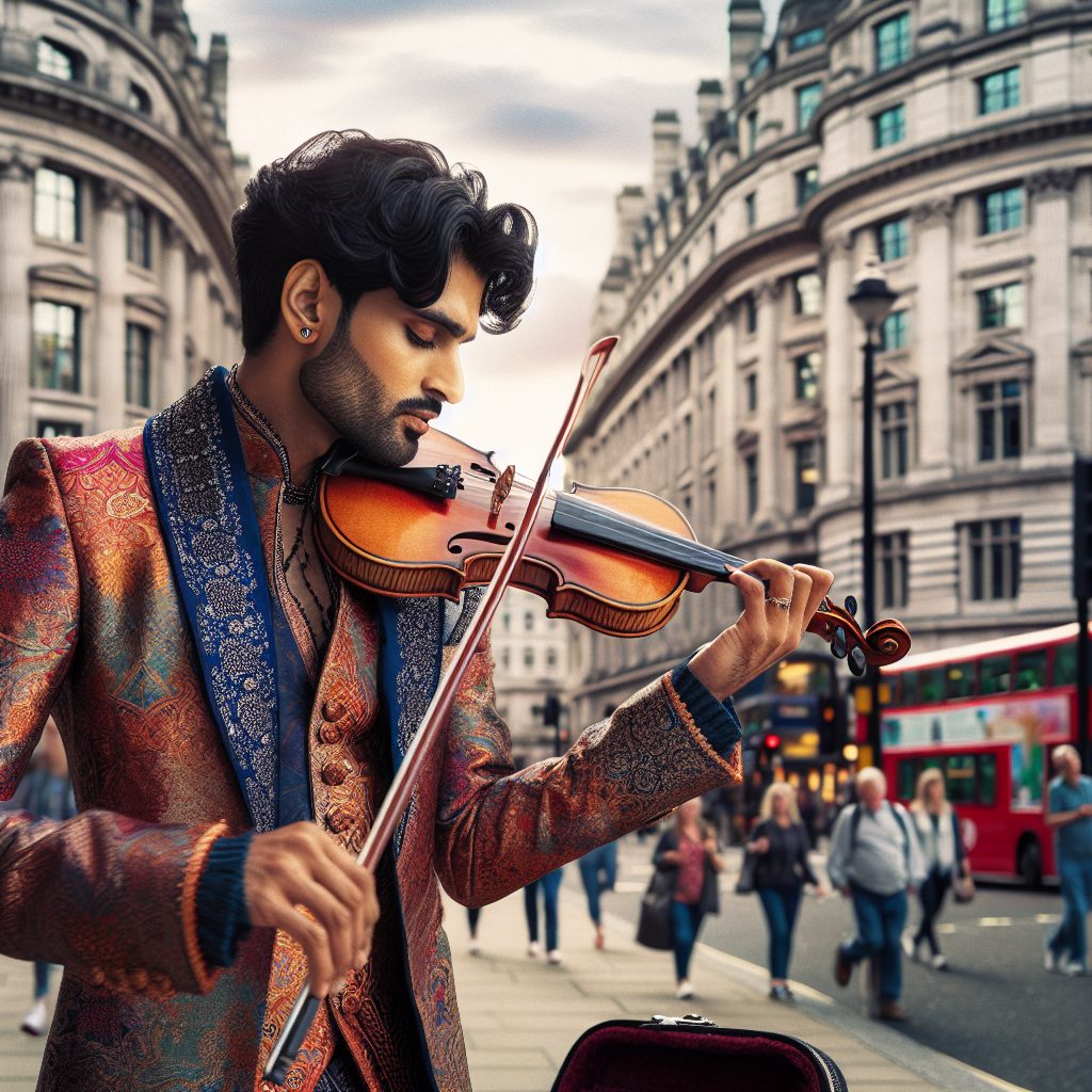 London Bollywood violinist